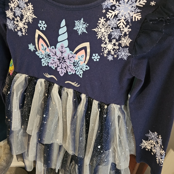 Amazon Navy Blue Unicorn Dress for Kids - Picture 4 of 6